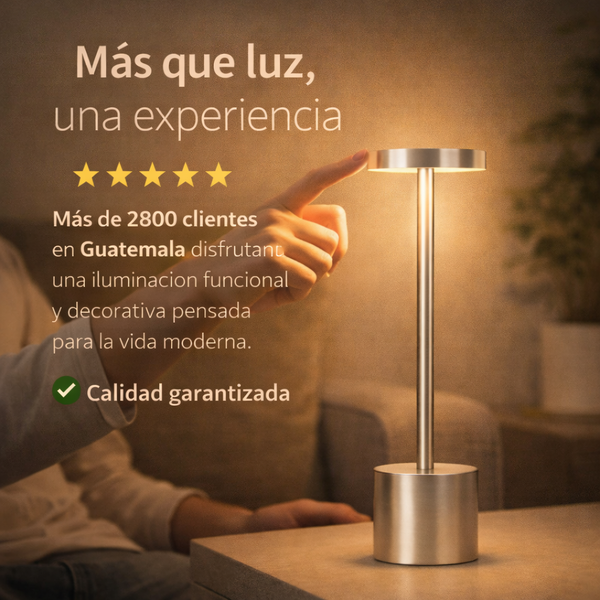 Lámpara Portátil Minimalista para Espacios