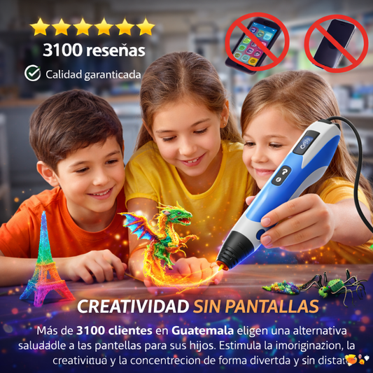 Lapiz de Impresion 3D: El Regalo Educativo Perfecto🎨