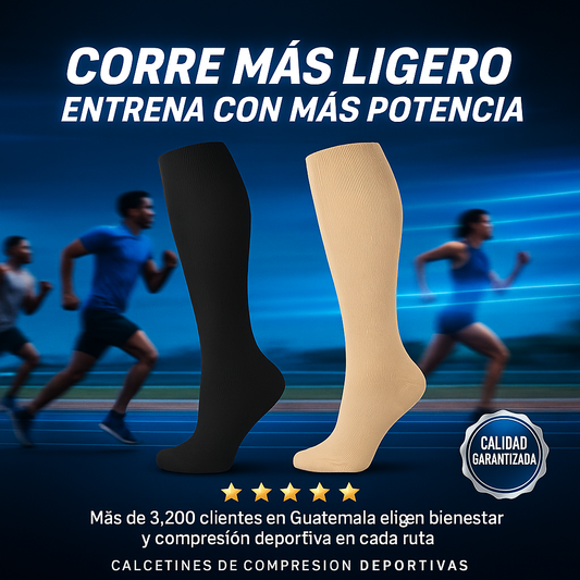 Medias de compresión deportivas