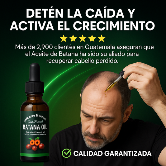 Aceite de Batana: Para el Crecimiento y Fortalecimiento del Cabello (Anti Alopecia)