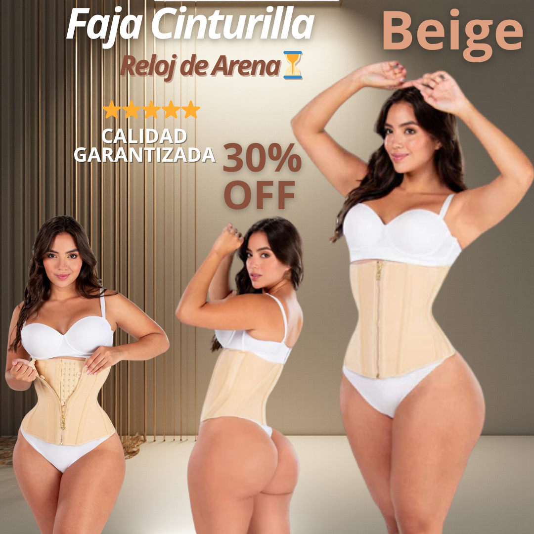 Faja Cinturilla Ultra Extrema Reloj de Arena⏳