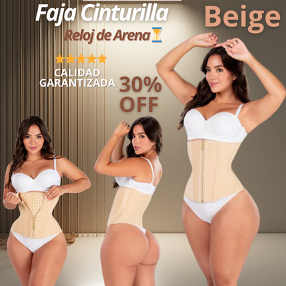 Faja Cinturilla Ultra Extrema Reloj de Arena⏳