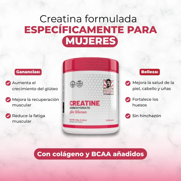 Creatina Pura para Mujeres