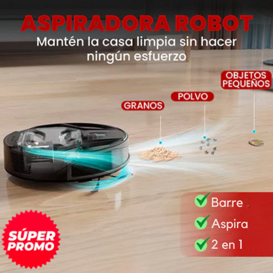 Robot Limpiador Inteligente 2 en 1