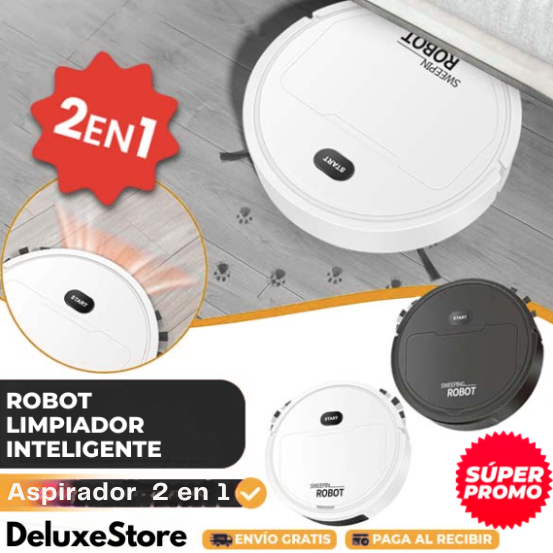 Robot Limpiador Inteligente 2 en 1