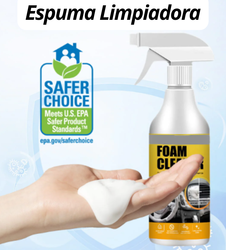 (2x1) Espuma Limpiadora Multiusos "Foam Cleaner"