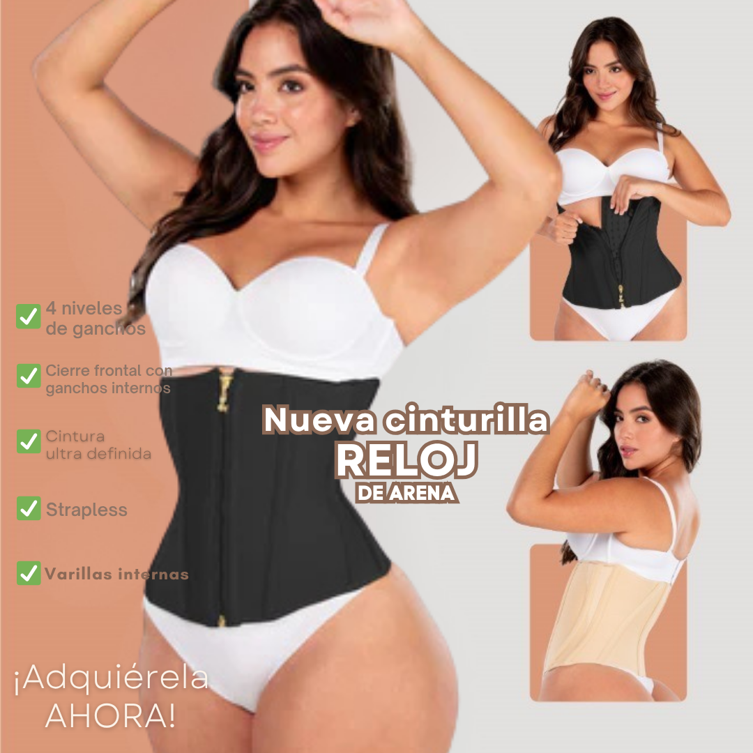 Faja Cinturilla Ultra Extrema Reloj de Arena⏳