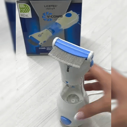 VComb Peine Eléctrico Piojos Fácil