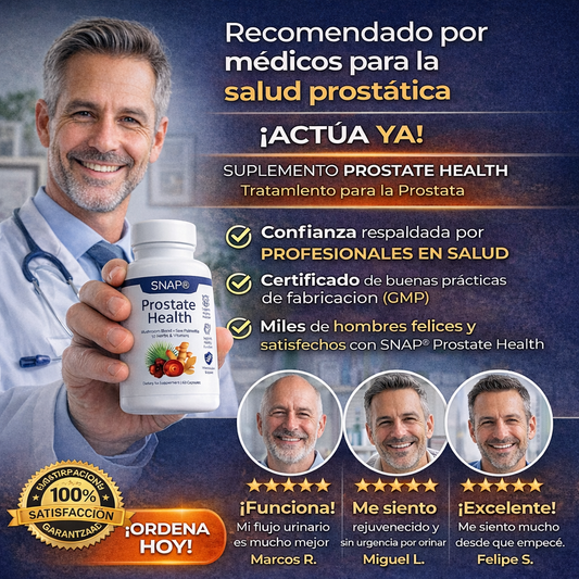 Suplemento Prostate Health - Tratamiento para la Prostata