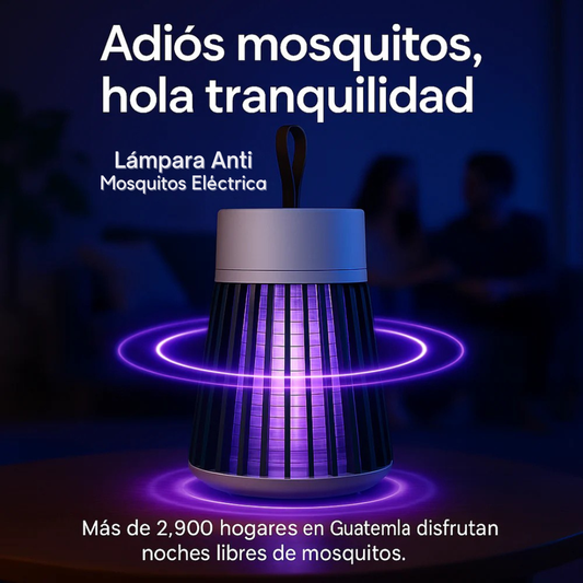 Lámpara Eléctrica Portátil Mata Mosquitos (Adiós al Dengue y a las Picaduras)