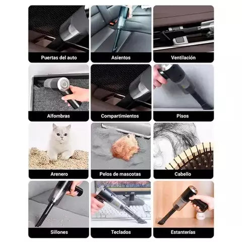 Mini Aspiradora Portatil 3 en 1