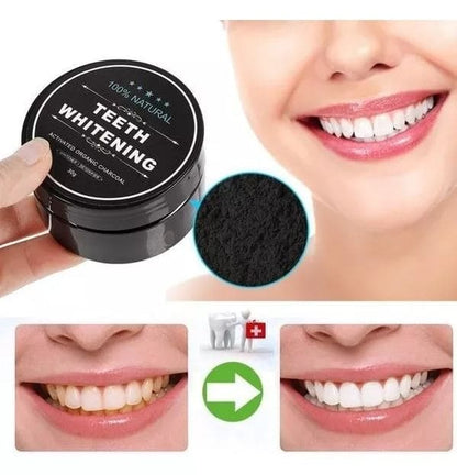 Blanqueador Dental Miracle Teeth Carbón Activado