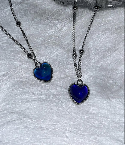 Collar de Corazón Emocional (Cambia de Color según como te sientas)