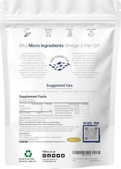 Omega 3 Triple Fuerza 3000mg