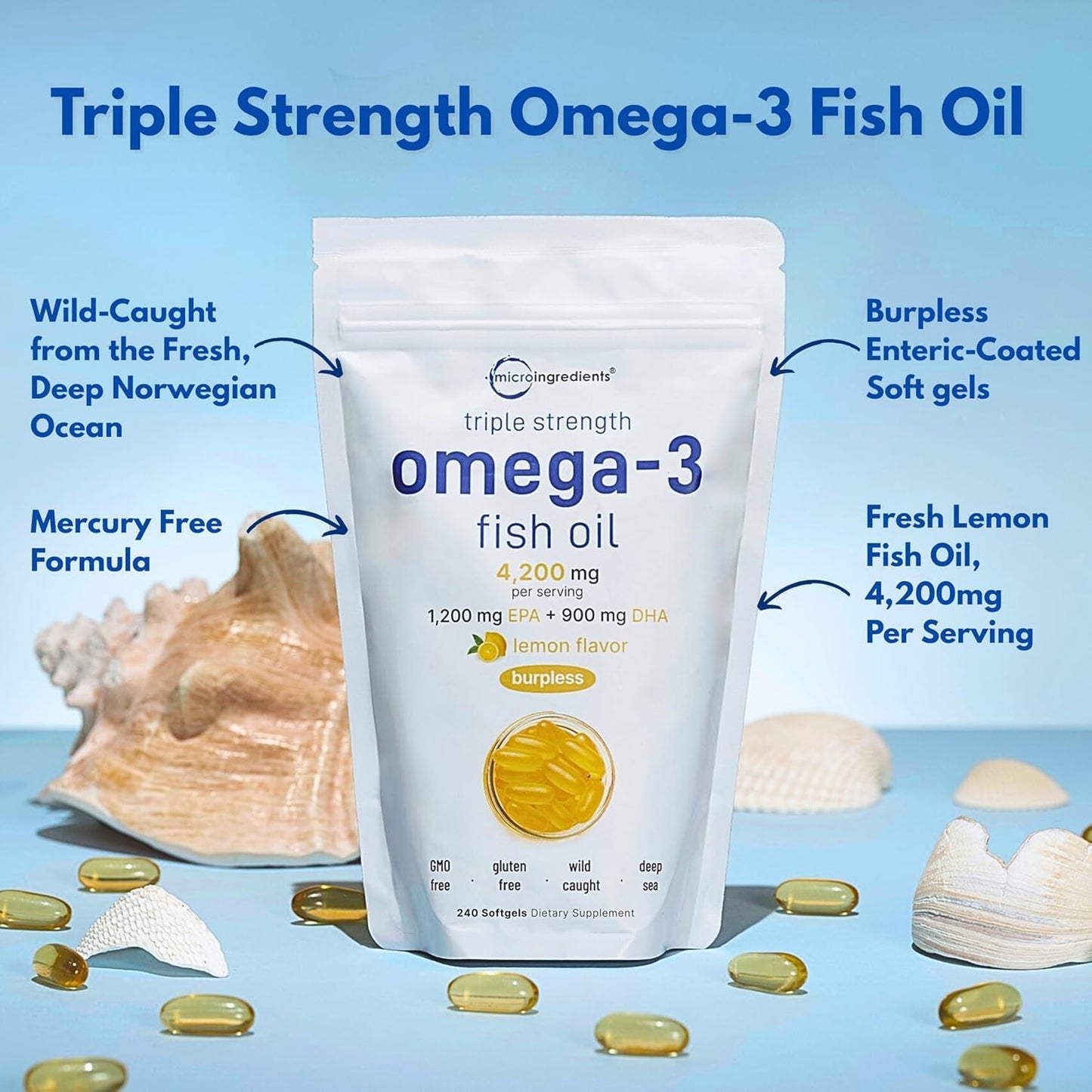 Omega 3 Triple Fuerza 3000mg