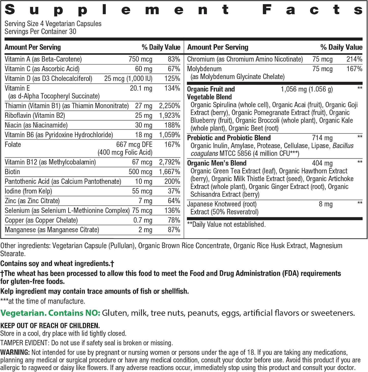 Energía Vital Multivitamínico