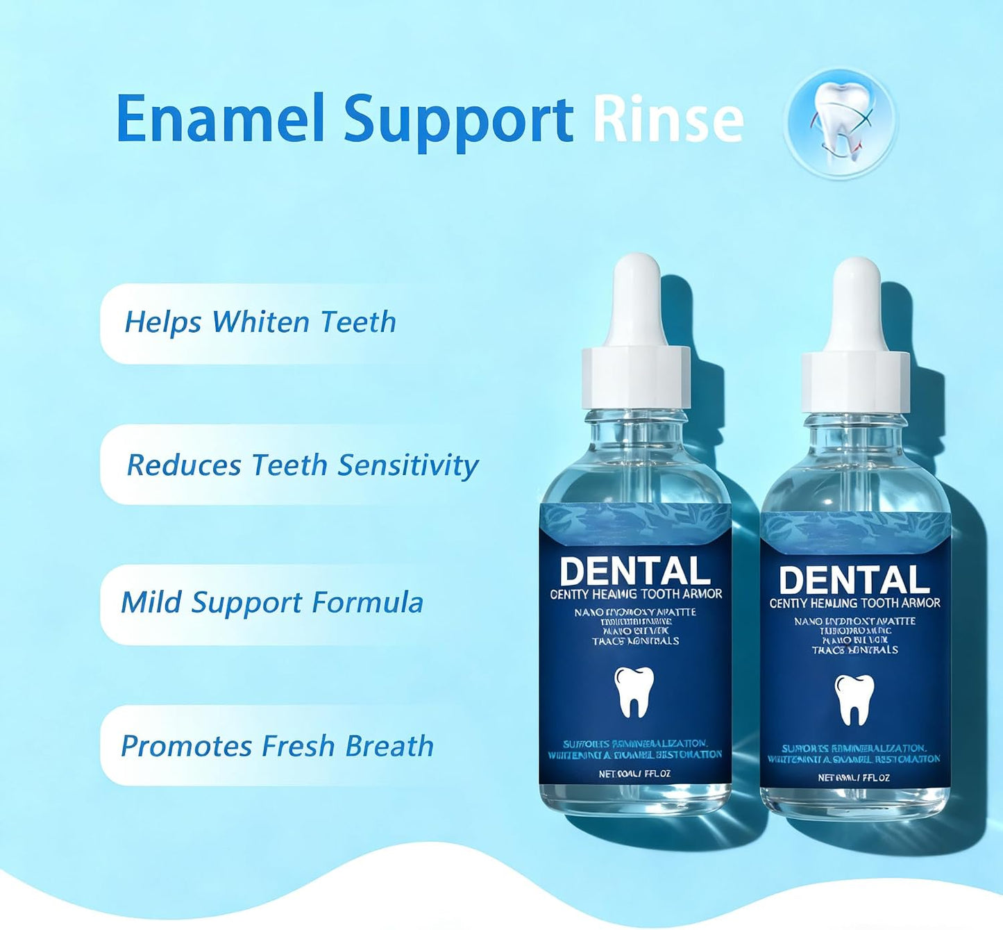 Armadura Esmalte Dental Radiante Instantánea