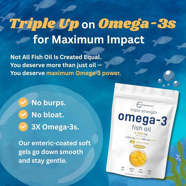 Omega 3 Triple Fuerza 3000mg