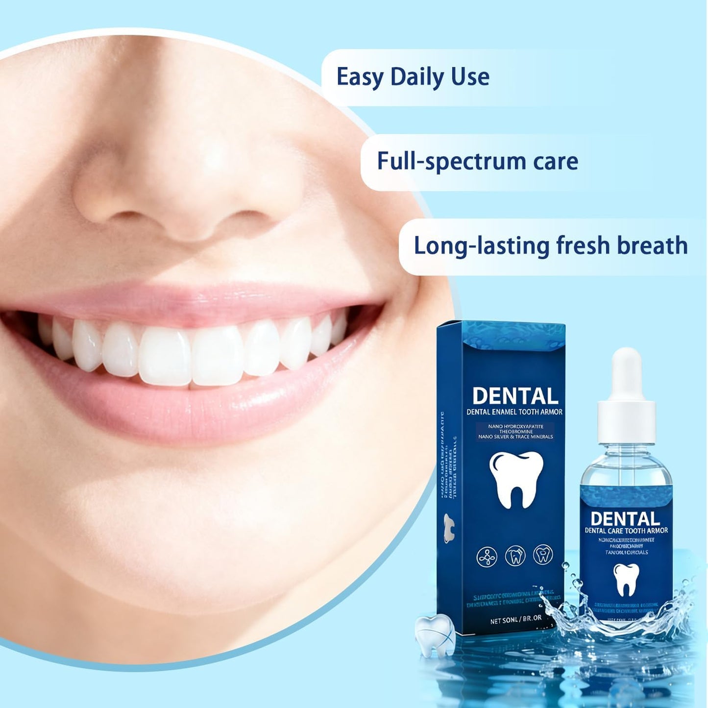Armadura Esmalte Dental Radiante Instantánea