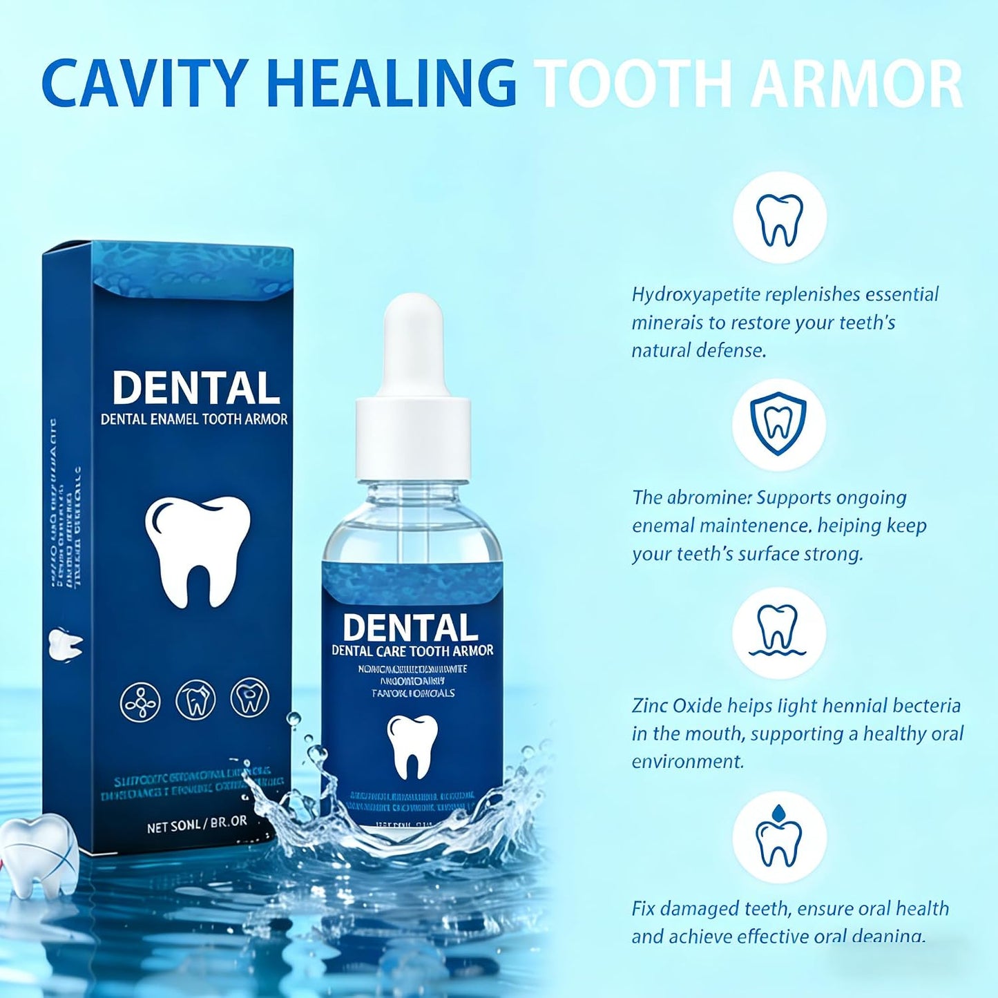Armadura Esmalte Dental Radiante Instantánea
